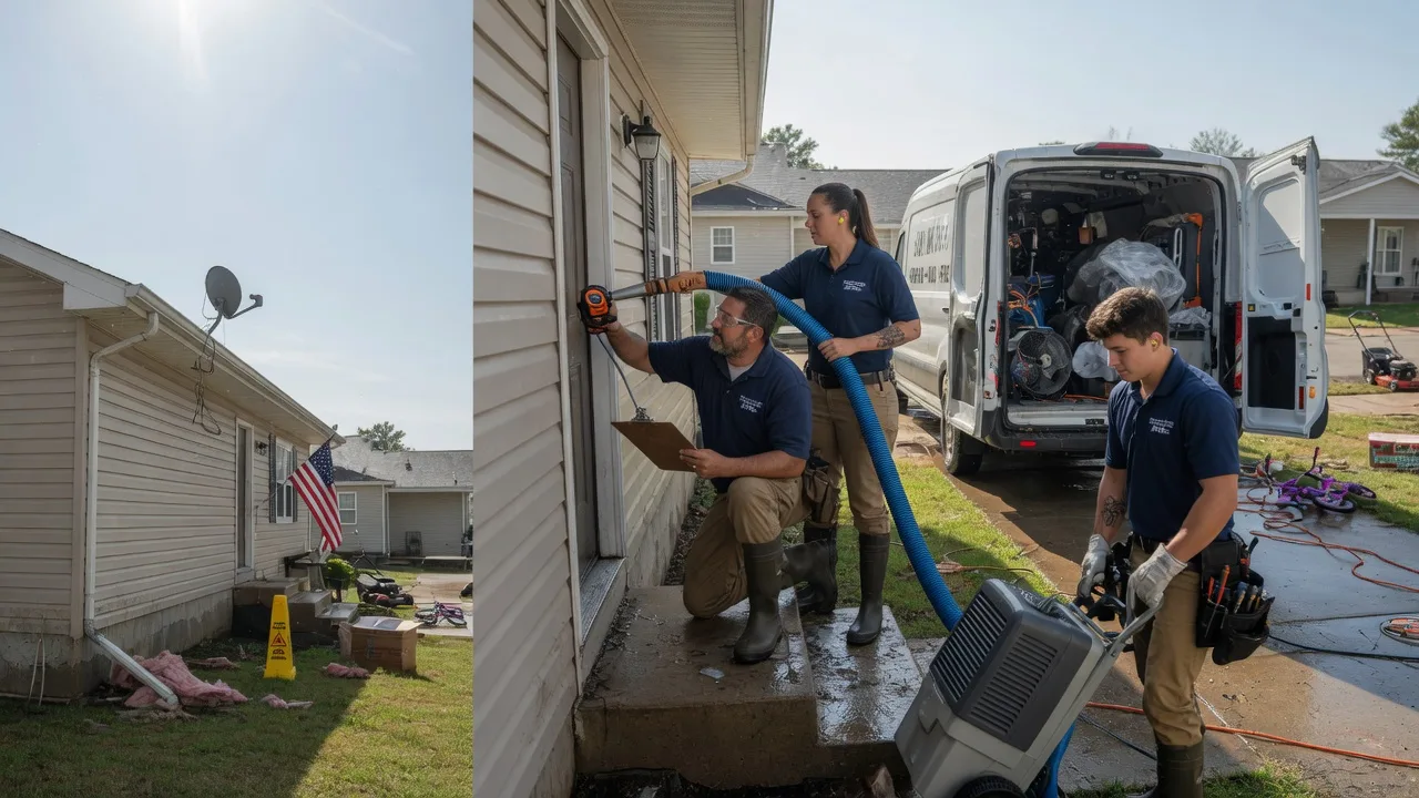 Ceiling Water Damage Restoration in Henderson, TN near me